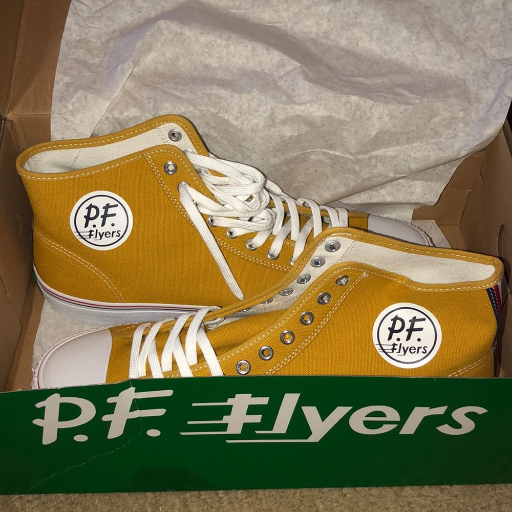 Mustard Yellow Hightop PF Flyers